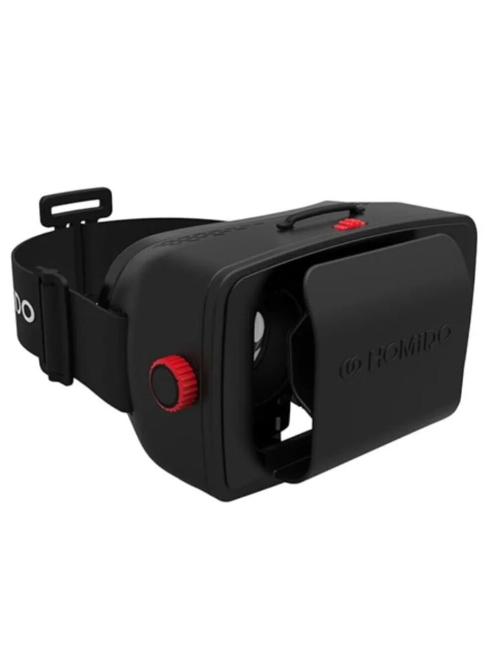 Homido Universal VR Headset Black Red Mobile Virtual Reality Complete Box